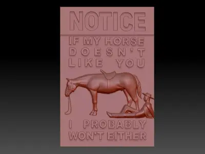 Notice  3D print model