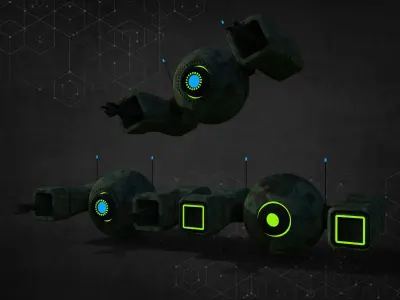 Soldier Drone  Type-4 The Engineer 3D model