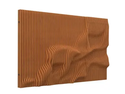 Parametric wall 3D model 12 3D model
