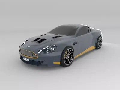 Aston Martin 2017 Vantage V12 3D model