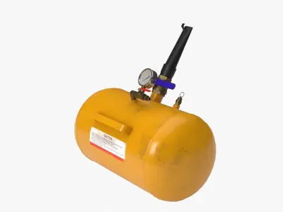 Tire Blaster Tools Low-poly 3D model