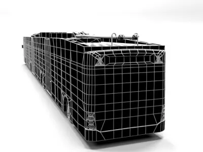 HESS SWIS TROLLEY LOWPOLY Low-poly 3D model