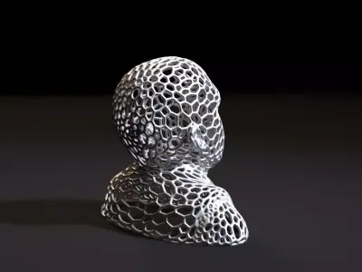 Voldemort Voronoi 3D print model