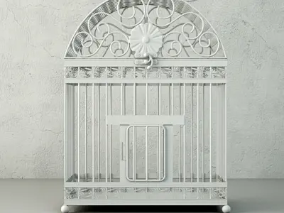 Belinita Decorative Cage by ZARA HOME 3D model