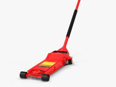 Jack Red Floor Low-poly 3D model