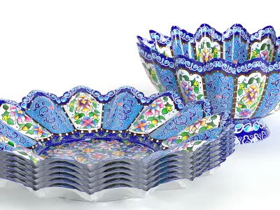 Mina1 Low-poly 3D model