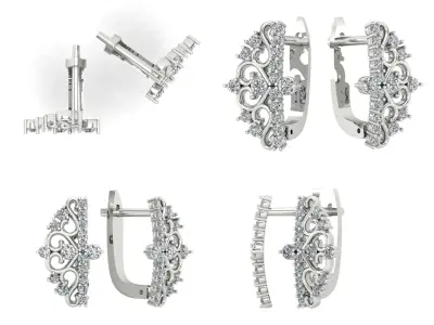Earrings  od85 3D print model