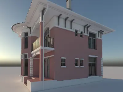 Family House 3D model