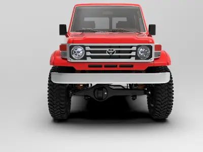 Toyota Land Cruiser J70 3D model