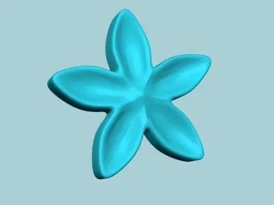 Jasmine Flower Mold - Artificial EVA Molding 3D print model