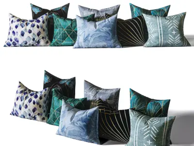 Pillow Set 05 3D model
