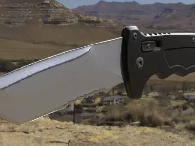 knife 3d model folding pocket 3D model