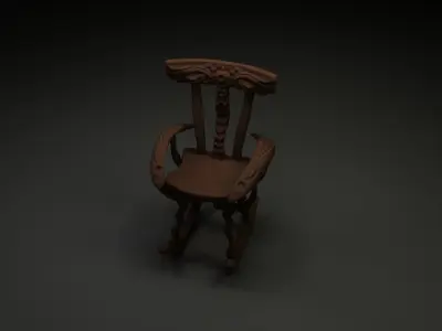 rooking chair Free 3D model