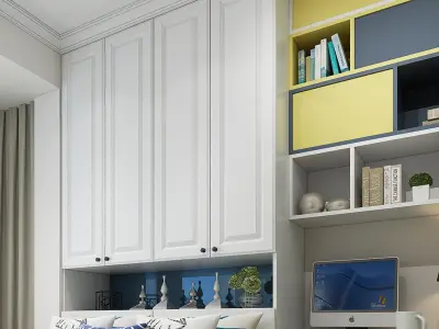 tatami Home European bedroom villa 3D model