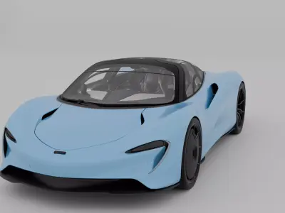 McLaren Speedtail 3D model by Flostudio