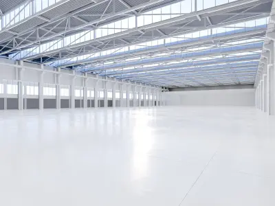 Exhibition Hall Interior 11 Low-poly 3D model