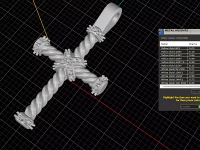 cross 3D print model 14