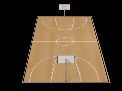 Basketball Court 3D model