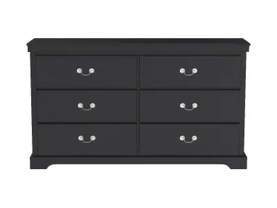 Homelegance Bedroom Dresser 1519BK-5 3D model