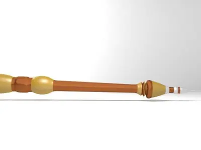 Musical Instrument Serunai 3D model