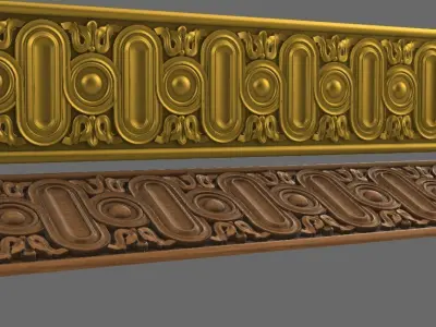 Moulding 3D ornamental model 3D print model purchase