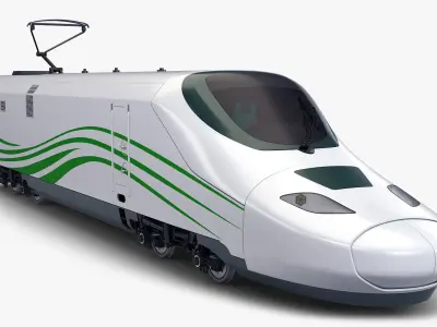 High Speed Electric Locomotive v 1 3D model