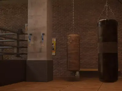 Boxing club 3D model