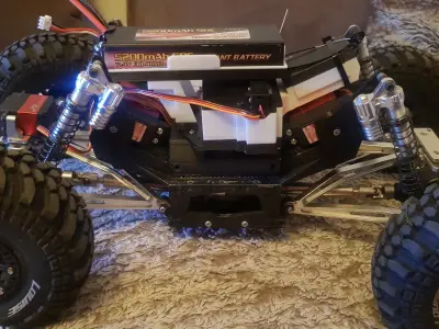 chassi rc  scale crawler dynamique 3D model
