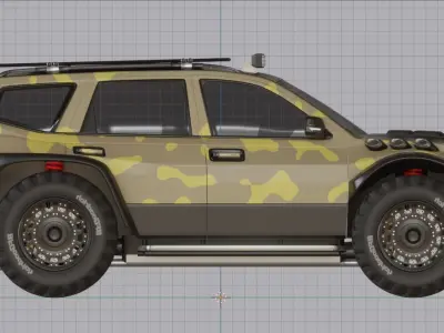 KIA Mohave Offroad Custom Exterior Only 3D model