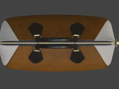 Handbag Leather Low-poly 3D model