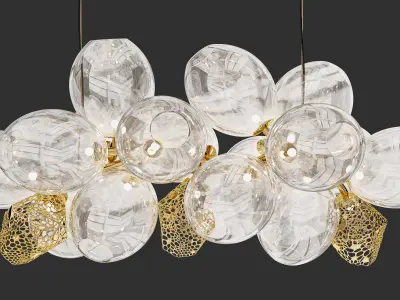 Chanceux Chandelier Horizontal-2 3D model