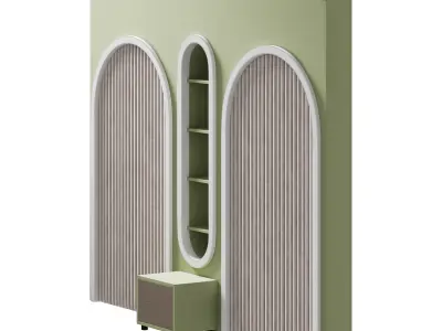 Kids wall panell 11 3D model