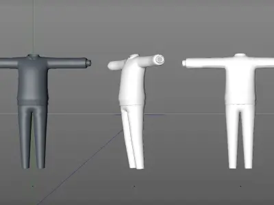 Sportswear Cartoon Clothing Apparel 3D model