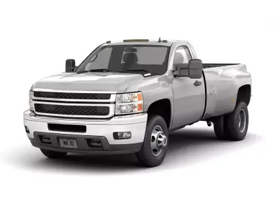 GENERIC DUALLY PICKUP TRUCK 16 3D model