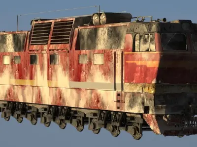 Train CS2T Snow 3D model
