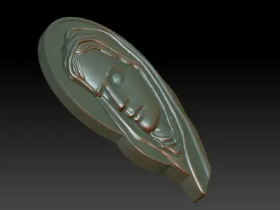 Virgin Mary 6 3D print model