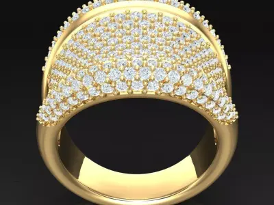 Luxury Men Rings Designs 6MR020 3D print model