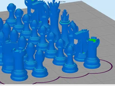  Evil Chess  3D print model
