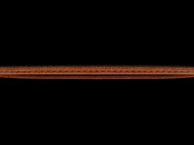 Mini Orange Leather Wallet 3D model