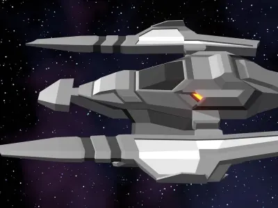 Spacecraft 25S01 3D model