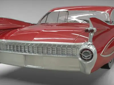 Cadillac  fleetwood 1959 3D model