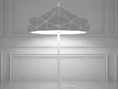 Original BTC Hatton 4 table light 3D model