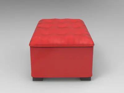Zomg Pouf Low-poly 3D model