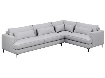Sumner Two-Piece Sectional By Arhaus 3D model
