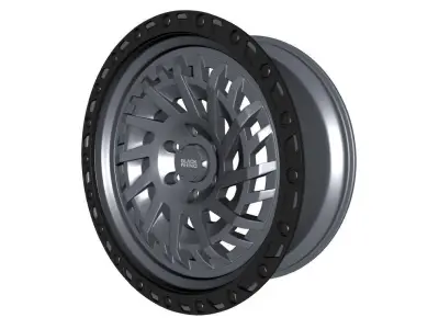 Wheel Off Road Black Rhino Shredder 3D model