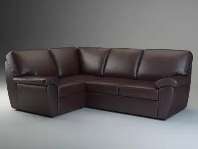 Highly Detailed Realistic Corner Sofa Senator 3D model