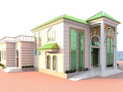 Andalusia Villa - Oriental Villa 3D model