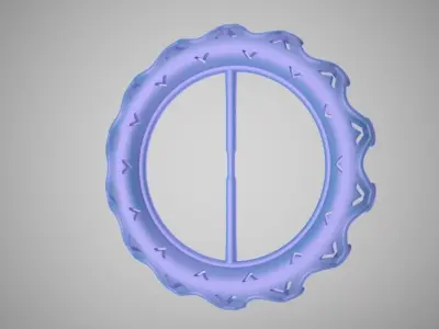 Arrow Pattern Buckle 3D print model