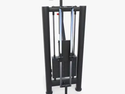 Standing calf machine 3D model
