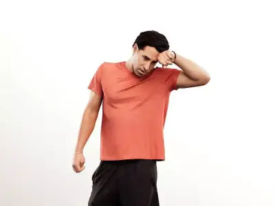 Mick 13009 - Athletic Man Take Break From Sports Low-poly 3D model